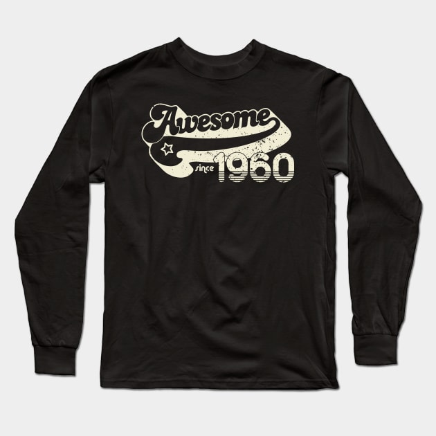 60th birthday gifts for men and women 1960 gift 60 years old Long Sleeve T-Shirt by CheesyB